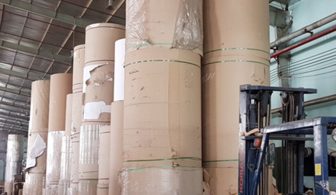 Giấy cuộn sóng 2 lớp