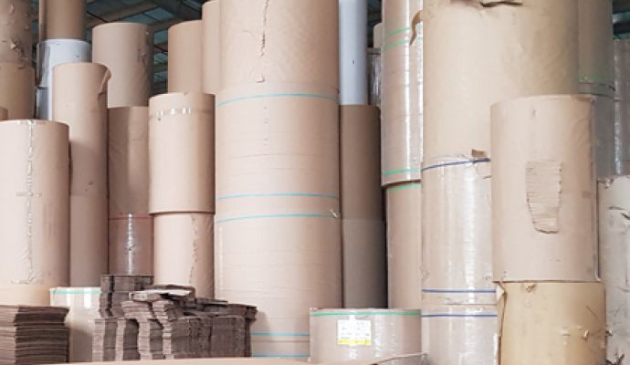 Giấy cuộn sóng 2 lớp